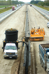 Singlewall Installation Along Highway