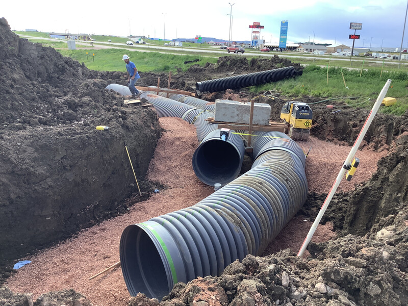 HP Storm Pipe & Fittings Perfect Choice for Curvilinear Roadway